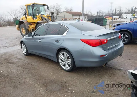2014 Infiniti Q50 Sport z USA, uszkodzony, nr VIN JN1BV7AR5EM693537